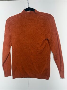 Tribal Men's Burnt Orange Turtleneck Sweater